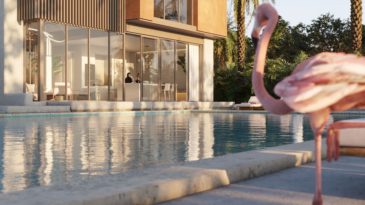 saadiyat lagoons offers its residents with each villa a private swimming pool and private garden