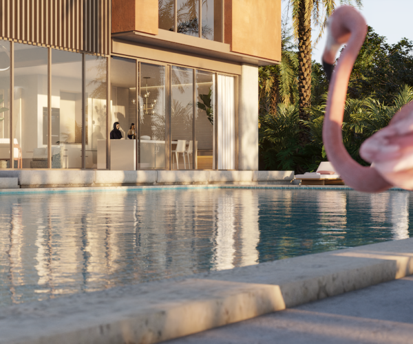 saadiyat lagoons offers its residents with each villa a private swimming pool and private garden