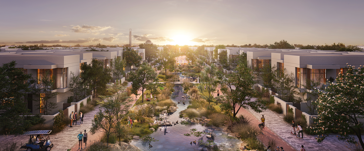 the sustainable city yas island by diamond developers and aldar